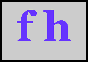 Textfeld: f h